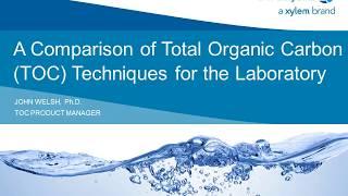 A Comparison of TOC Techniques for the Laboratory