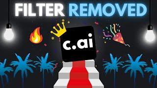 Dear Character.AI Users, The FILTERS ARE REMOVED! YES!