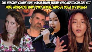 INI DIA PASUKAN SAKIT HATI KARNA KEJANGGALAN JURI AGT | PUTRI ARIANI REACTION