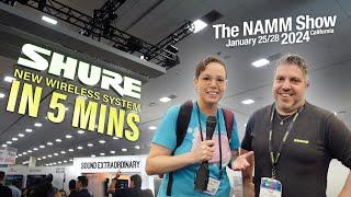 SHURE New SLX-D Wireless Microphone System in 5 Minutes at NAMM