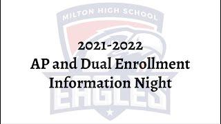 21-22 AP and Dual Enrollment Information Night