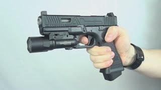 (Airsoft) RWA Agency Arms Urban Combat slide kit on a Glock 17 Marui