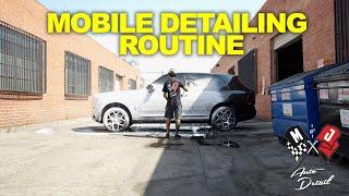 MOBILE DETAILING ROUTINE | ROLLSROYCE CULLINAN | MJDETAIL