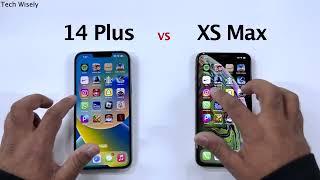 iPhone 14 Plus vs XS Max - SPEED TEST