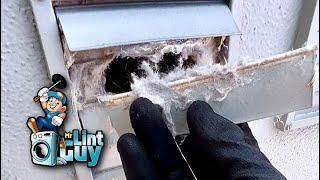 Dryer Vent Cleaning Episode 1 ( Dog Fur)