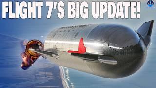 SpaceX revealed Big Upgrade Announcement on Starship Flight 7 Test! Unlike Any Other...