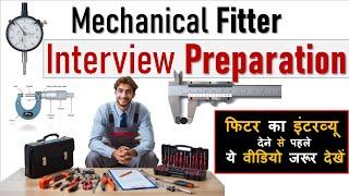 Mechanical Fitter interview Questions Answers  in Hindi  || fitter interview preparation