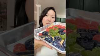 Crystal Candy from scratch! #crytalcandy #gem #candy #sweets #lychee #crunchy #asmr #bentonoods