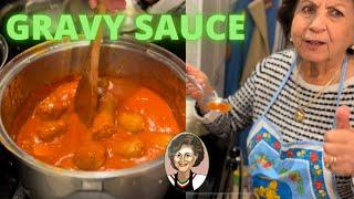 How to make Sunday Gravy Tomato Sauce #youtube #sauce #recipe #pasta