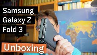 Unboxing Samsung Galaxy Z Fold 3 -  Das beste Falt-Handy neu mit Stift