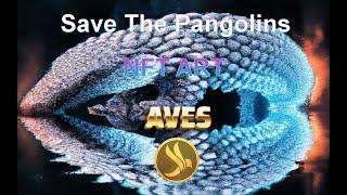 NFT Art Save The Pangolins