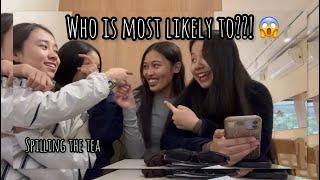 WHO IS MOST LIKELY TO?! With my girlies GOTTEA DATE 🫶 #tibetanvlogger #mostlikelyto