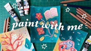 PAINT WITH ME 彡 thoughts on finding your art style & instagram growth 