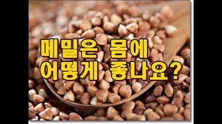 메밀(Buckwheat,蕎麥)의 효능: 언제, 누가 먹어야 좋나?