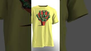 FANTUCCI Unisex Cool T-Shirts | Catсtus T-Shirt | 100% Cotton