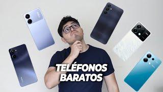 TOP 5 MEJORES teléfonos por MENOS de $200 | GAMA BAJA 2024