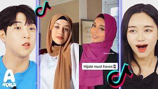 Koreans React To Hijab Transformation TikTok!