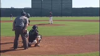 Hatcher Hild, 2022 RHP, Boise HS (ID), 10/2/21 at AZ Fall Classic