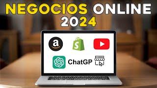 Las 5 ideas de Negocio ONLINE que DEBES iniciar en 2024  (Para Principiantes)