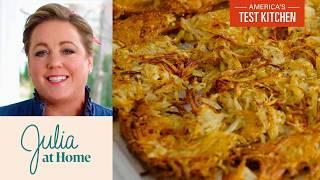 Bring Waffle House to Your Kitchen with These Crispy Hash Browns | Julia At Home (S3 E2)