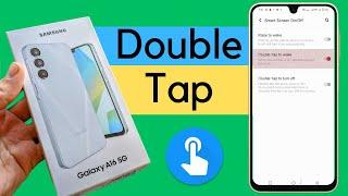 samsung a16 double tap screen on /how to double tap to screen on and off in samsung a16 5g