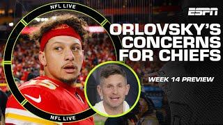 Dan Orlovsky's CONCERNS for the Chiefs in Week in 14  | NFL Live