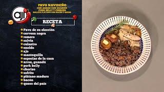 Pavo navideño con arroz con guandú pork belly y chorizo | Ají