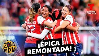 Memorable remontada de Chivas sobre América en la Liga MX Femenil | Telemundo Deportes