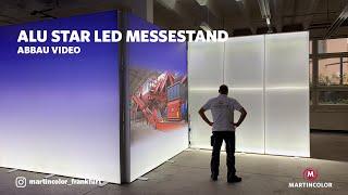 LED Messestand ALU STAR - sekundenschnell einsatzfertig aufgebaut