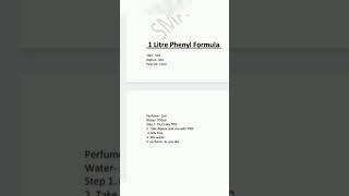phenyl making Formula #shorts #soapmaking #liquiddetergent #handwashmaking #phenyl