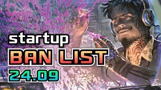 Startup Ban List 24.09 Recap - The Big Thaw - Android: Netrunner