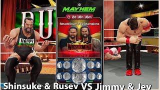 Wrestlemania 35 | Shinsuke & Rusev VS The Usos | WWE MAYHEM