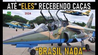 "ATÉ eles RECEBENDO CAÇAS e nós nada em 2024". FAB,MARINHA,EXÉRCITO.