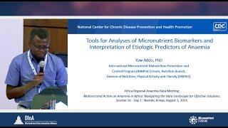 Tools for Analyses of Micronutrient Biomarkers and Interpretation of Etiologic Predictors of Anaemia