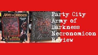 Party City Army of Darkness necronomicon review