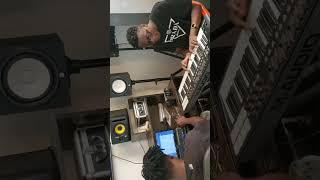 Ben Quint - At the studio playing the piano.