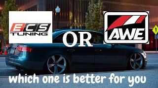 ECS tuning or AWE Exhaust Which one is best for you.