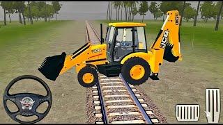 JCB 3DX BACKHOE LOADER GAME BUS SIMULATOR BEAMNG | SHASHI GAMING