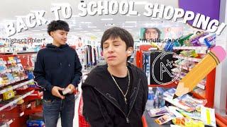 TAKING MY BROTHERS BACK TO SCHOOL SHOPPING!