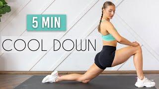 5 MIN FULL BODY COOL DOWN STRETCHES (Recovery & Flexibility)