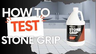 How to Test Stone Grip Non-Slip Tile Treatment - Instructional Video