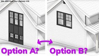 Understanding Design Options in Revit (The North Wing - Part 5)