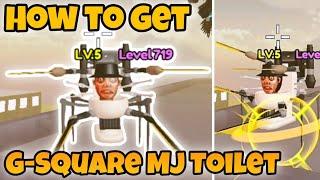 How to get G-Square MJ Toilet in Bathroom Attack | Roblox #roblox #BathroomAttack #game