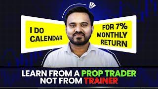 I do Calendar for 7% Monthly return || TRADING PLUS