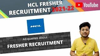 How to Crack HCL Interview | HCL Fresher Recruitment 2021