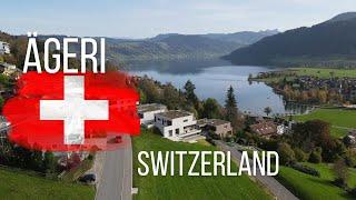 Ägeri - Switzerland - Drone Flight 4K