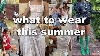 24 outfits I'm wearing in summer 2024