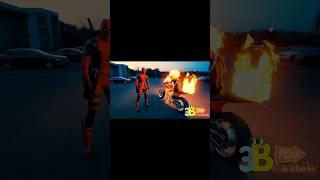 Deadpool Takes on Ghost Rider: A Wild Ride! #shorts #deadpool #deadpool3 #shortsvideo