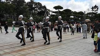 《英雄痕上也有我的足跡》迷你禮兵孫孫努力跟上陸軍儀隊的小小腳步in忠烈祠