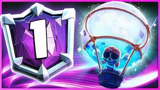 #1 BEST PLAYER is DOMINATING CLASH ROYALE WITH BALLOON!